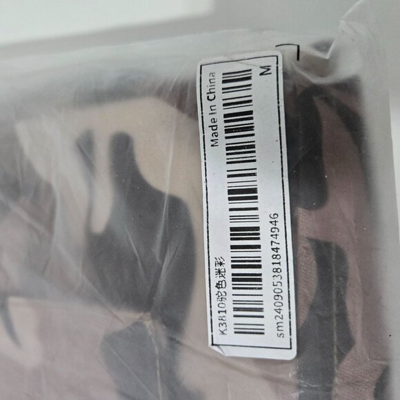 Shein Manfinity LEGND Men's Casual Front Tie-Up Pocket Camouflage Pants - Size M - Picture 3 of 7